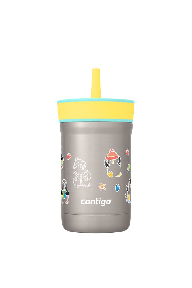 Kids Leighton Spill-Proof Stainless Steel Tumbler with Straw, 12oz R5
