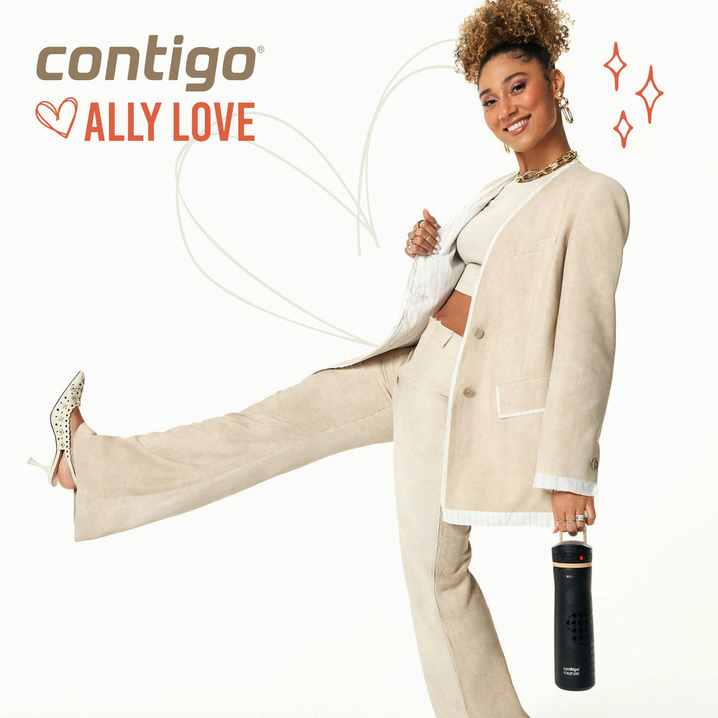 Contigo® x Ally Love Jackson Chill 2.0 Stainless Steel Water Bottle with AUTOPOP® Lid, 24oz