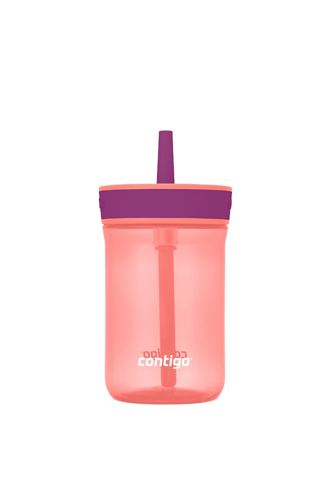 Kids’ Leighton Straw Tumbler with Spill-Proof Leak-Proof Lid, 14oz L2