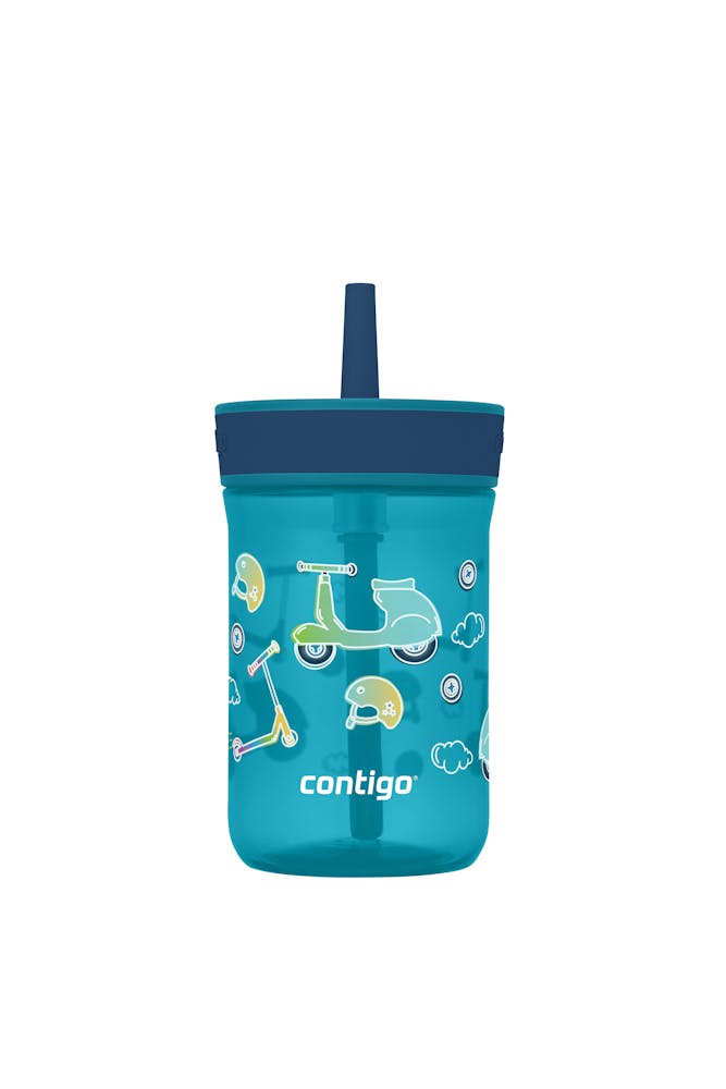 Kids’ Leighton Straw Tumbler with Spill-Proof Leak-Proof Lid, 14oz L2