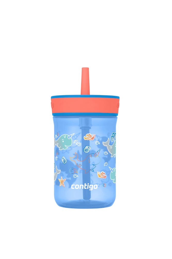 Kids’ Leighton Straw Tumbler with Spill-Proof Leak-Proof Lid, 14oz L2