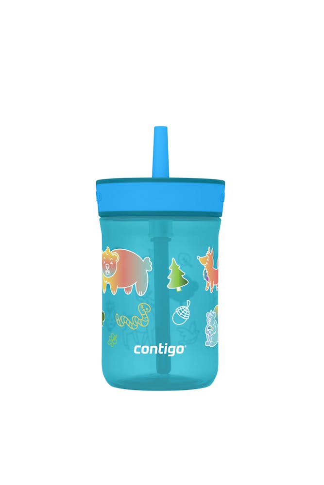 Kids’ Leighton Straw Tumbler with Spill-Proof Leak-Proof Lid, 14oz L2